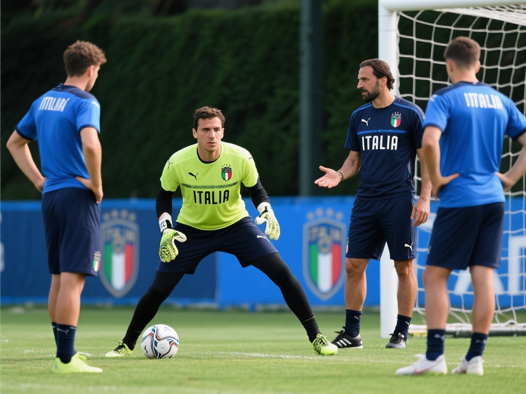 米兰体育报报道布冯对年轻门将的指导与启发 (米兰体育报：布冯指导年轻门将，传授经验启发未来）